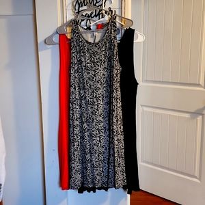 Bundle of Cotton Sleeveless Dresses